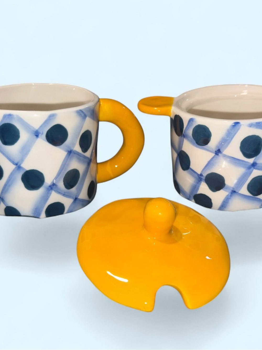 Anthropologie Tivoli Cream and Sugar Pot - Picture 3 of 4